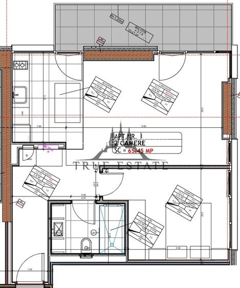 Apartament cu 2 camere in proiect nou pe malul lacului- zona Barbu Vacarescu - 13