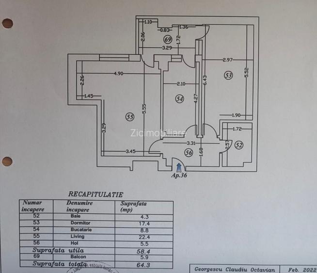 Nou 2 Camere mobiliat utilat loc de parcare și boxă - 22
