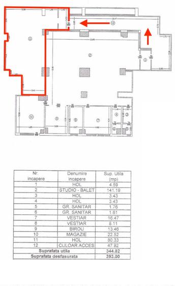 Spatiu cafenea, birou, sala sport, de la 80mp la 100mp, Iasi, Centrul Civic - 3