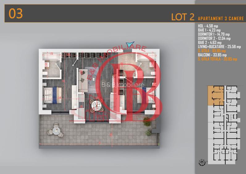 Apartament 3 camere Modern Titan Th. Pallady-Sector 3 - 1