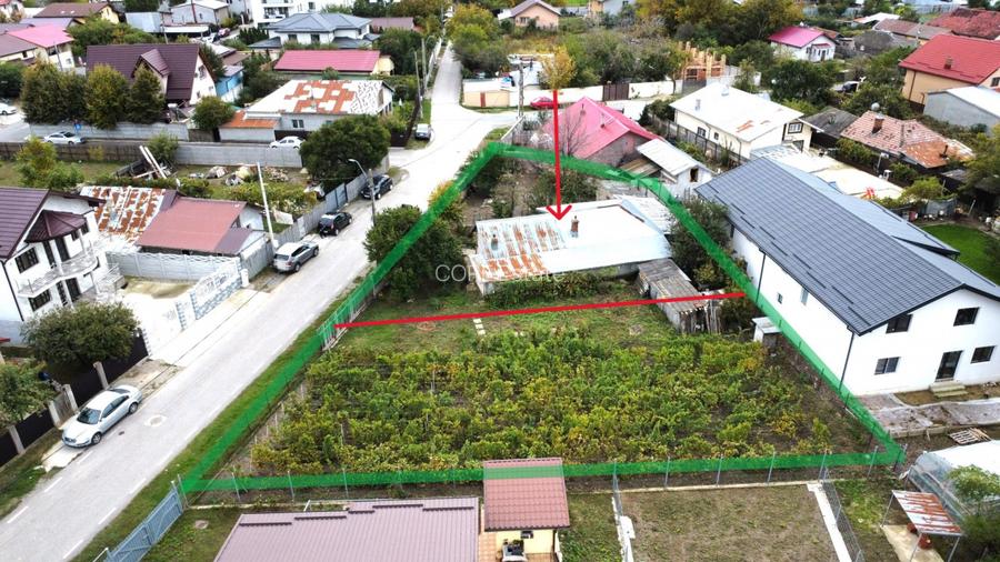 Teren de vanzare 1000mp in Stefanestii de Jos, la sosea si cu utilitati - 6