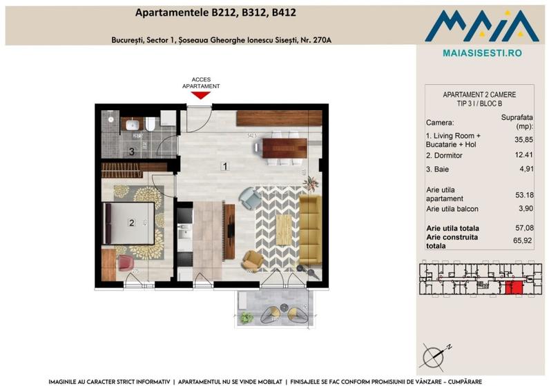 2 CAMERE | FINISAJE PREMIUM | BANEASA | BUCURESTI SECTOR 1 | LANGA METROU - 11
