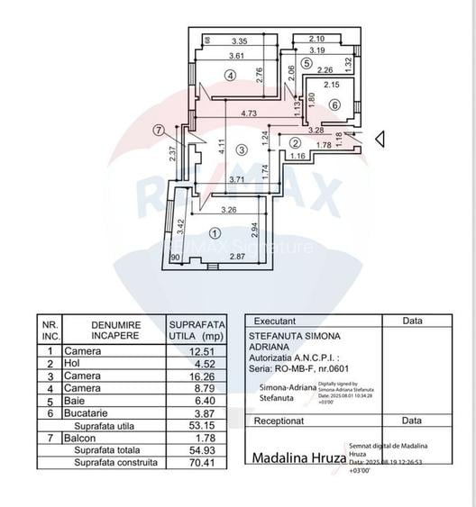Apartament 3 camere | Bloc 2015 | Etaj 1 | Dămăroaia - 7