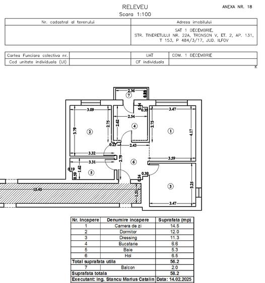 3 camere 65 mp + balcon PERFECT pentru o FAMILIE FERICITA! COMISION ZERO - 12