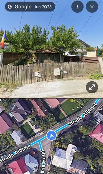 Teren 267 mp cu casă bătrânească (Sc 91 mp) str.ALBINEȚ 57- P.de  Fier, Tg.Cucu - 2