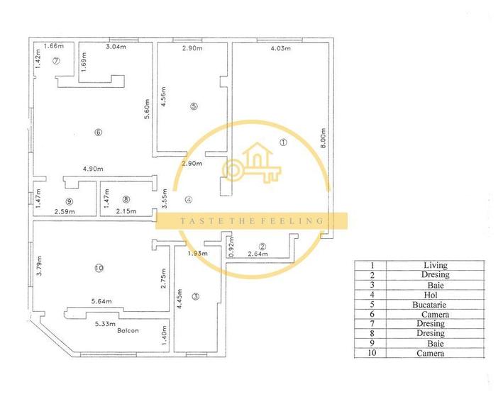 Apartament 3 Camere /Penthouse /130mp/2bai zona Rond Vechi!+ 1 Loc de parcare! - 7