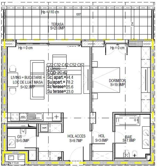 Rahmaninov one bedroom at Verdi Park - 10