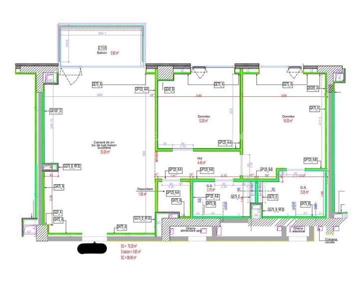 3 camere + loc de parcare in subteran || AVIATIEI TOWER - 1
