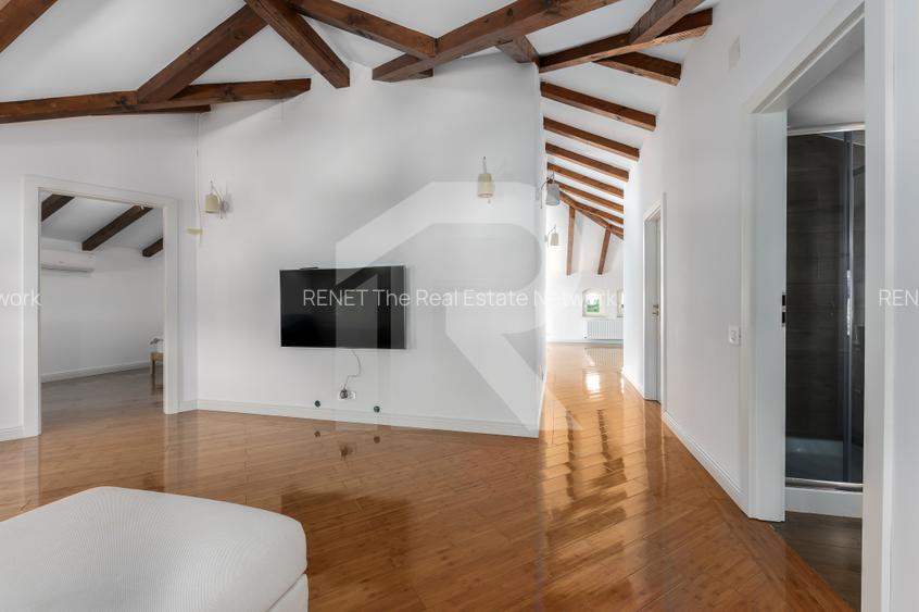 Vilă elegantă cu piscină și ieșire la Lac – Căciulați, Balotești - 33