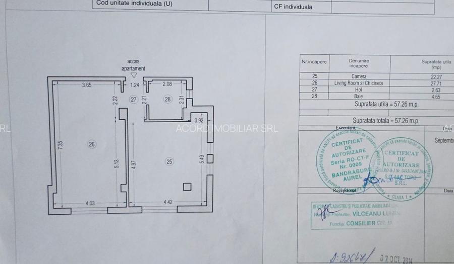 KM 5-apartament 2 camere decomandat bloc nou 58 mp - 14