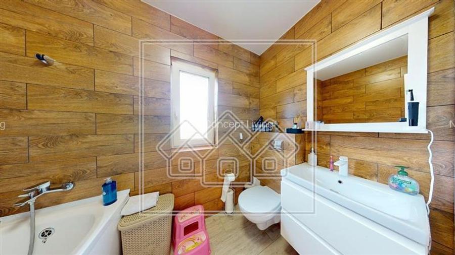 Casa individuala, 120 mp utili + 750 mp teren - mobilata, utilata