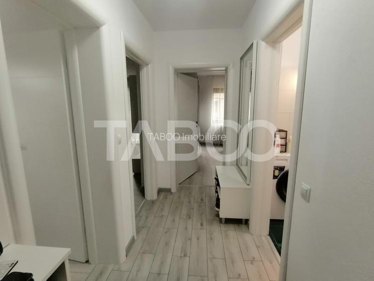 Apartament decomandat de vanzare mobilat utilat balcon Selimbar Sibiu - 13