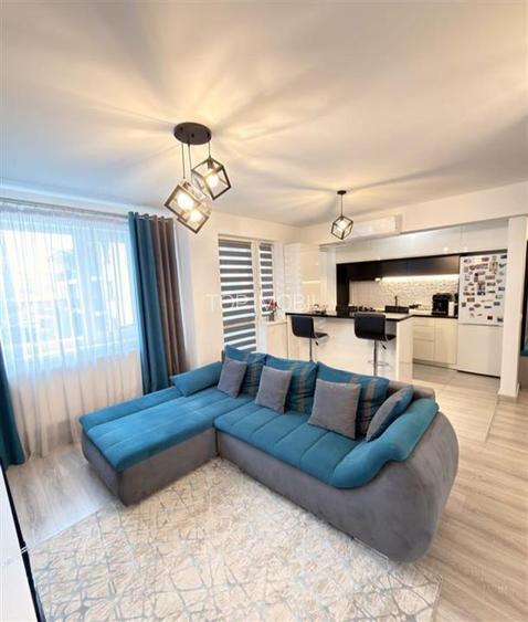 Apartament nou, 2 camere, model open space, 53mp, etaj 1, mobilat si utilat, Buc - 5