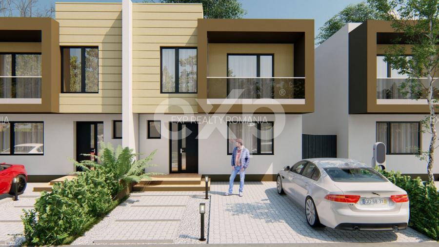 Proiect NOU de case cu 4 came Trivale | Zona Platou - 13