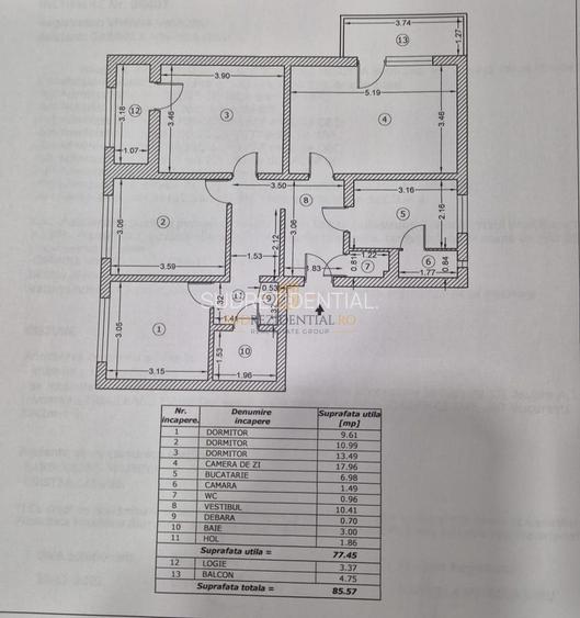 Apartament cu 4 camere de vanzare, Bd. C-tin Brancoveanu, Sector 4 - 1