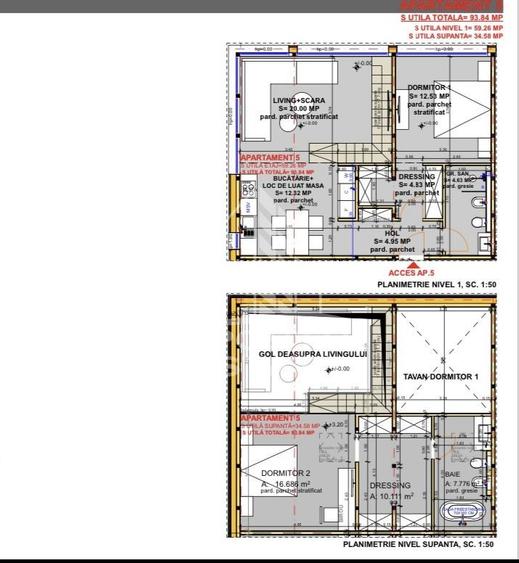 Apartamente noi cu 3 camere, scara interioara, Complexul Studentesc - 5
