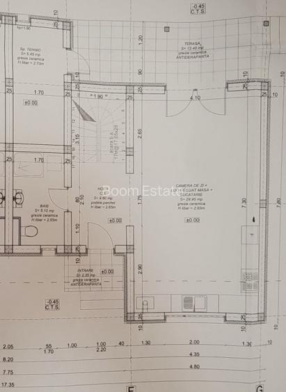 3 CAMERE, DESPARTIT PRIN C.T , SUPRAFATA GENEROASA - 9