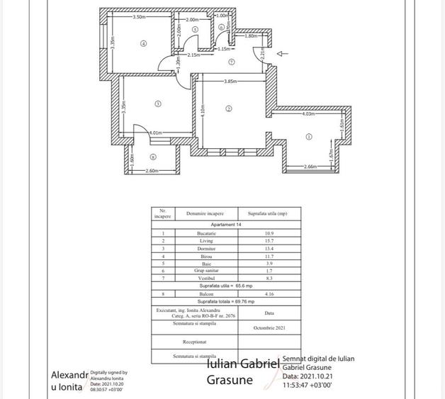 3 camere compartimentate inteligent, într-o comunitate tânără și modernă - 1