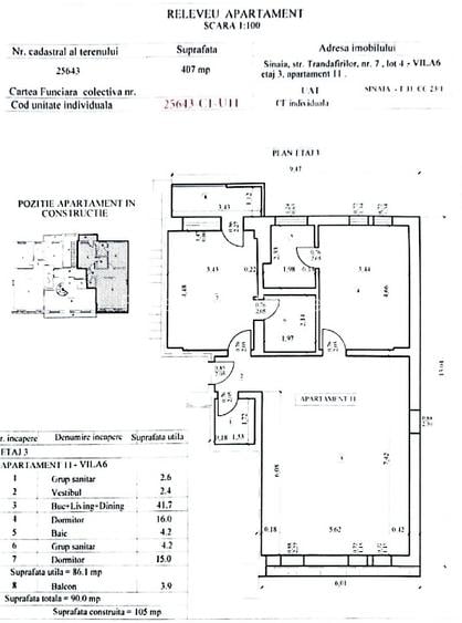 Loft premium, 3 camere, Sinaia –  2025 | parcare + boxă | priveliste superbă - 9