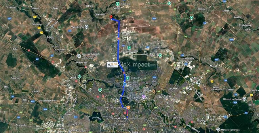 Vanzare teren casa Corbeanca Petresti Parc 414mp certificat urbanism - 3