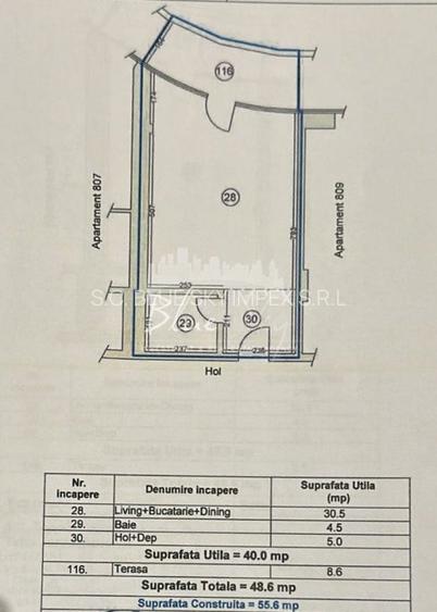 Studio modern cu vedere la mare in Mamaia Nord – Bloc White Titanic - 14