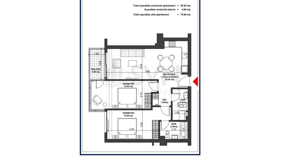 REA1026238 Apartamente 3 camere Aviatiei - 2