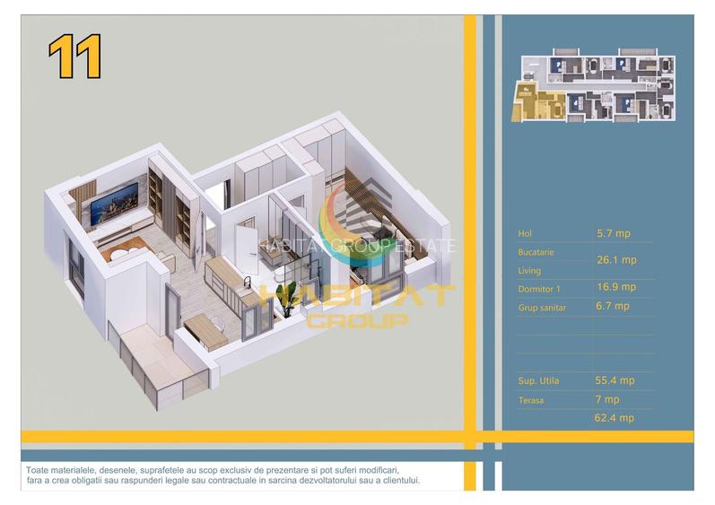 Apartament 2 camere - metrou Nicolae Teclu - 1