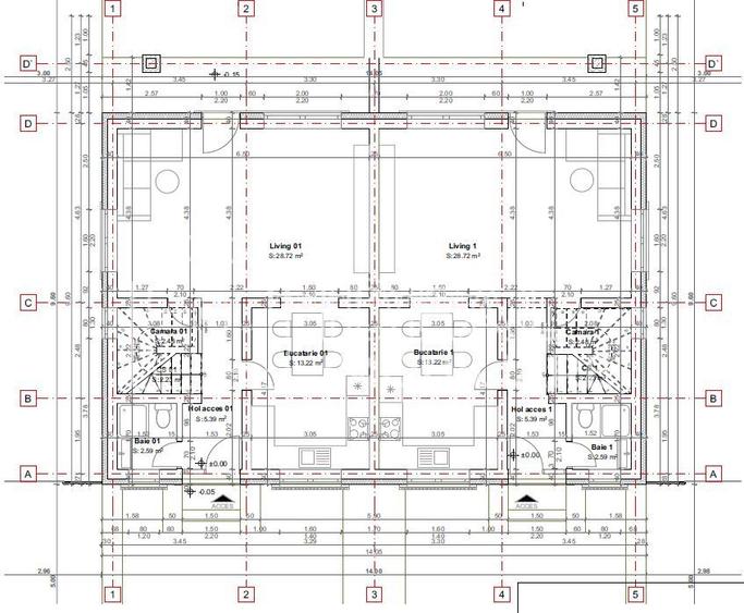 Duplex elegant cu 4 camere, curte și loc de parcare – design modern, Șura Mică - 2