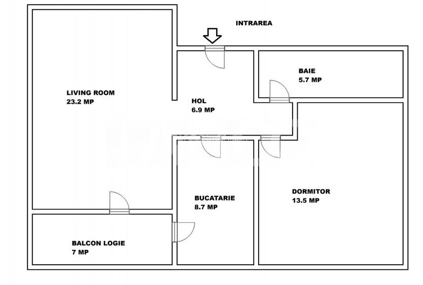 Apartament 2 camere 58 mpu mobilat si utilat premium Doamna Stanca - 1