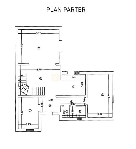 Centru, proprietate Parter + Etaj + Mansarda, disponibila imediat - 1