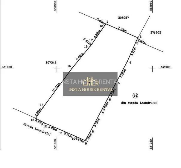 Teren 231 mp Bucurestii Noi / Regim de construire P+2E - 2