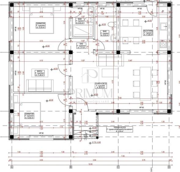 Casa individuala - Teren 635 mp - toate utilitatile. - 4
