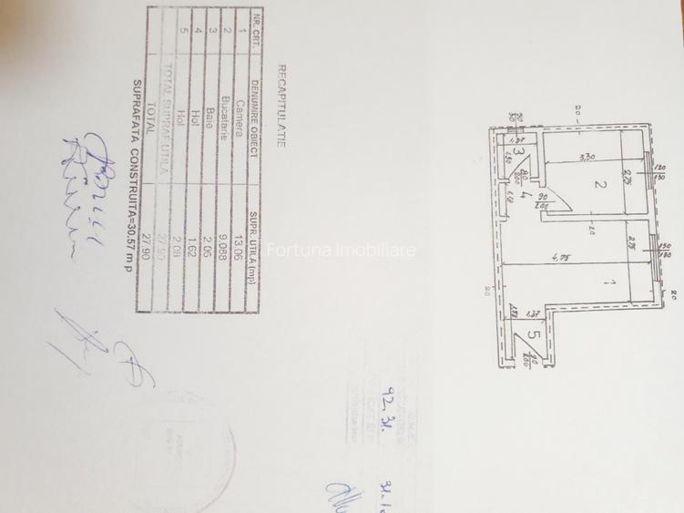 Apartament 1 camera, etaj 3, mobilat si utilat, cartier Lenin - 12