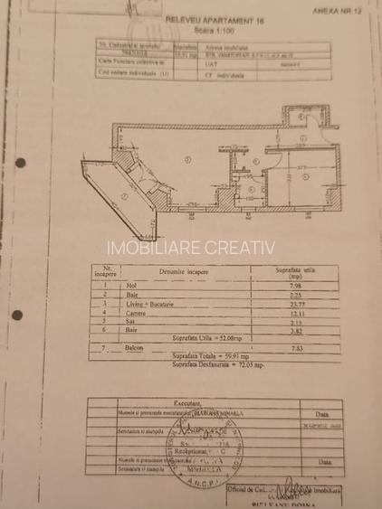 Apartament 2 camere de vanzare Unirii - 10