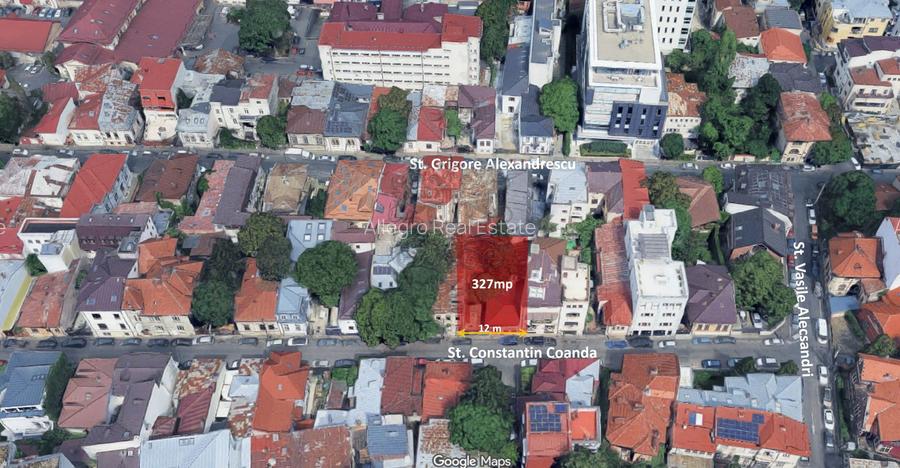 Teren Ultracentral Piata Victoriei | 327 mp - 2