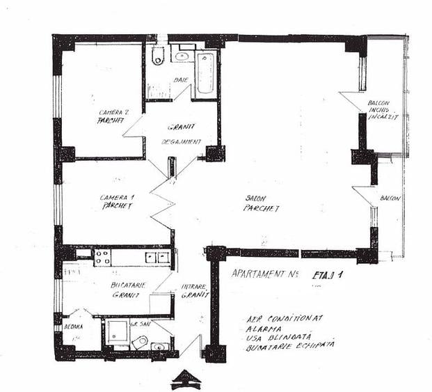 Piata Universitatii, bloc REABILITAT TERMIC, constructie 1980 fara risc seismic - 17