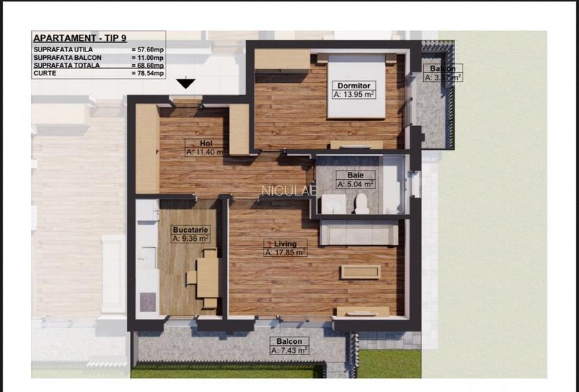 Vănd Apartament 2 Can Strada Trifoiului Dobroesti Fundeni  - 10