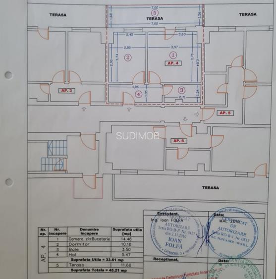 Amurgului La Strada apartament 2 camere tip studio cu gradina. - 2