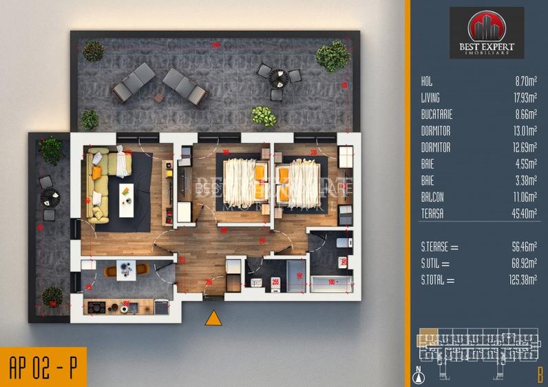 3 Camere Ideal Investitie -Acces Rapid STB - 2