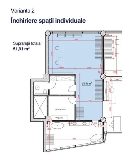 Spațiu comercial de închiriat în incintă Showroom Mobilă-– Ideal Design / Arhite - 3