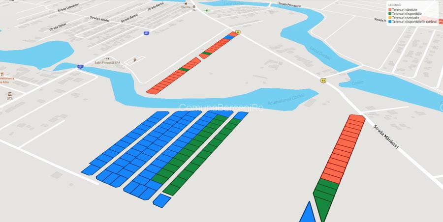 Lot 608mp In Rate Com Berceni | utilitati: curent gaz asfalt | #SG1 - 2
