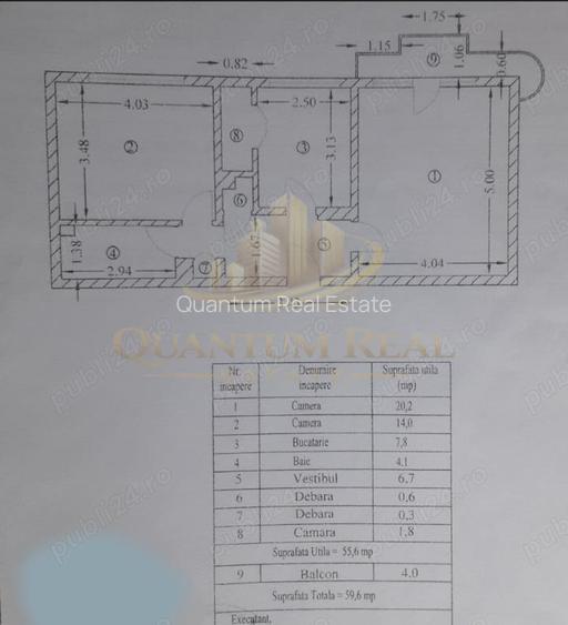 Apartament 2 camere , decomandat 60 mp util 1990 Tei, Circului - 8