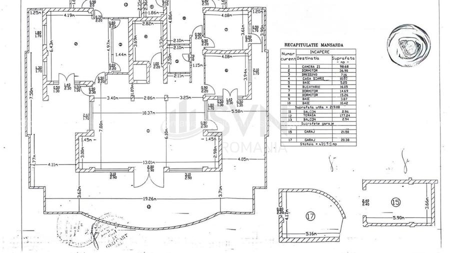 REA1006356 Apartament 4 camere I 2 locuri de parcare I Terasa 183 MP - 10