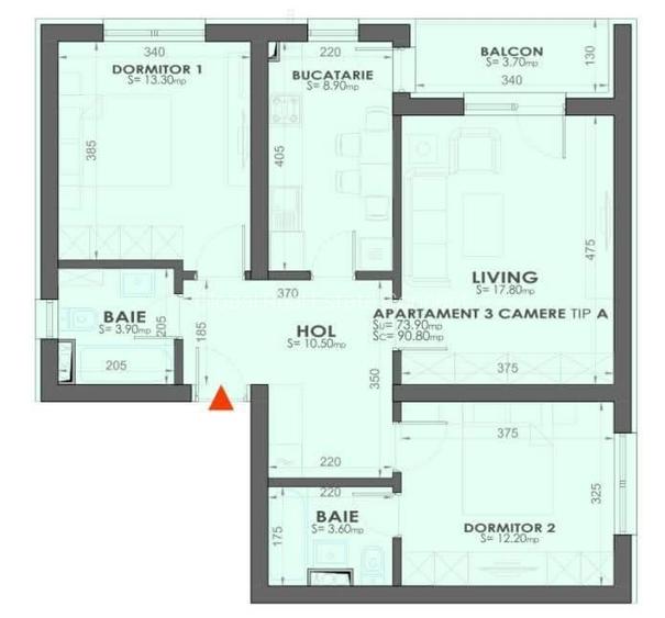 Închiriere Apartament 3 camere - Complex Exigent Plaza - 8
