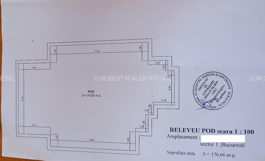 Dorobanti Capitale, proprietate formata din 2 apartamente+ Pod, in vila, - 3