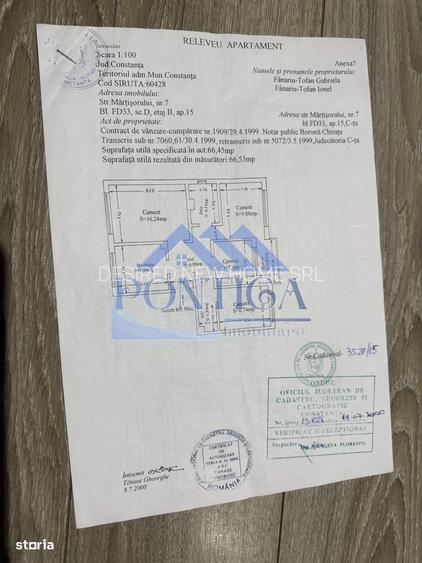 Apartament 4 camere – Poarta 6 – Etaj 2 - 8