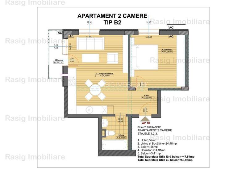 Ultimul apartament la  parter , 2 camere, curte privata ,negociabil - 4