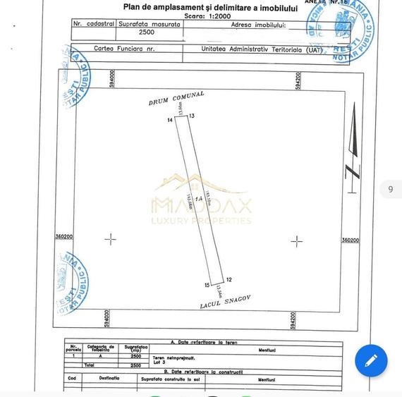 Teren intravilan ***15.000mp*** deschidere Lac Snagov 120ml // Snagov - 4