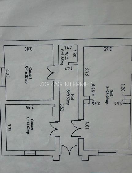 Tomis II , casa IDEAL BIROURI, 3 camere, curte proprie 100 mp. - 12