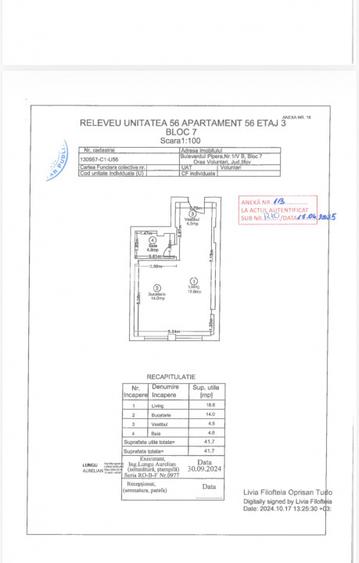 Studio premium Ivory Residence Pipera - Mobilat si Utilat - 15